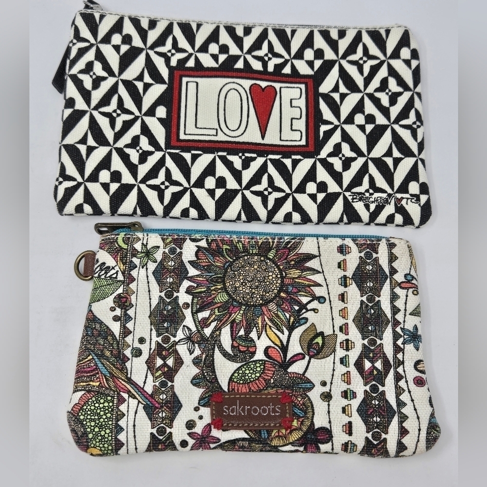 WRISTLET TRAVEL POUCH BUNDLE FOSSIL BRIGHTON KAVU SAK ROOTS VACATION ID HOLDER - Picture 6 of 15